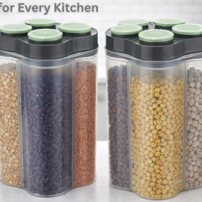 4 Section Airtight Food Storage Container (2500 ML)