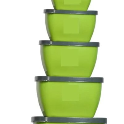 Microwave Safe Food Storage Bowls with Lids (5 Pcs)