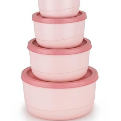 Multi-Purpose Plastic Food Storage Containers (5 Pcs)