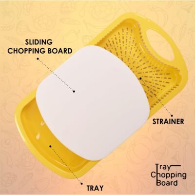Plastic Sliding Chopping Board