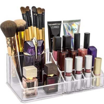 16 Grid Acrylic Lipstick & Makeup Organizer