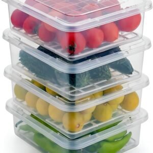Square Fish Keeper Containers (2 Pcs)