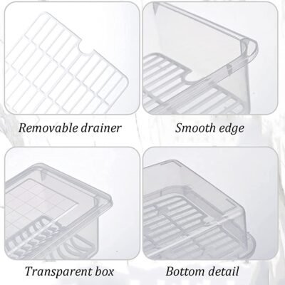 Square Fish Keeper Containers (2 Pcs)