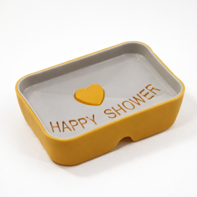 Happy Shower Soap Holder for Bathroom & Shower