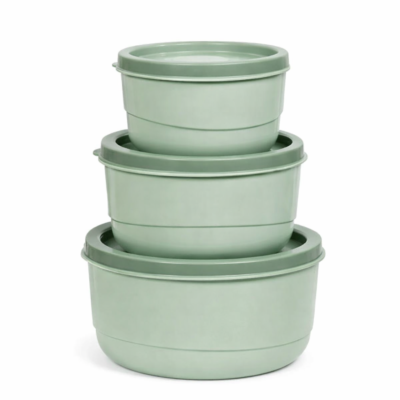 Plastic Food Storage Container Set (3 Pcs)