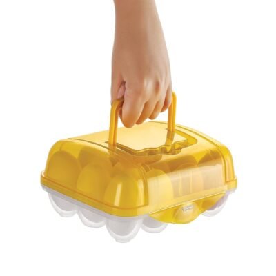 12 Slot Egg Storage Basket with Handle