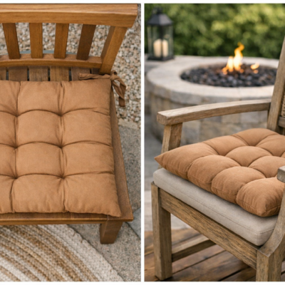 Square Chair Cushion Pads – Pack of 2