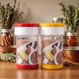 2-Pack Dual-Flip Spice Shaker Set