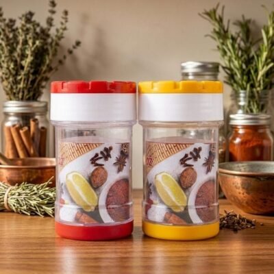 2-Pack Dual-Flip Spice Shaker Set