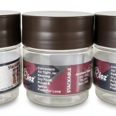 Airtight PET Food Storage Jars 300ML