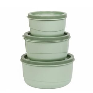 Plastic Food Storage Container Set (3 Pcs)
