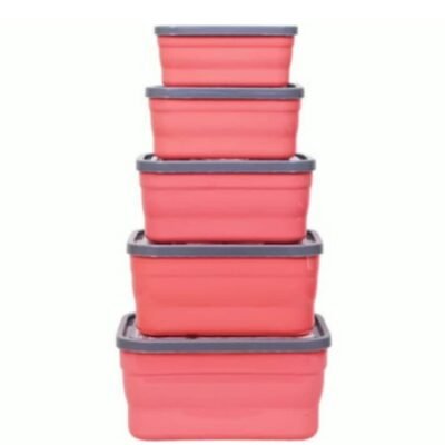 Multipurpose Food Containers with Lids (5 Pcs)