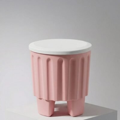 Plastic Storage Stool with Lid